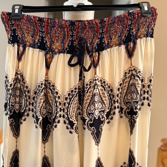 NWOT Women's Plus Size Boho Palazzo Pants, 3x - Picture 4 of 12